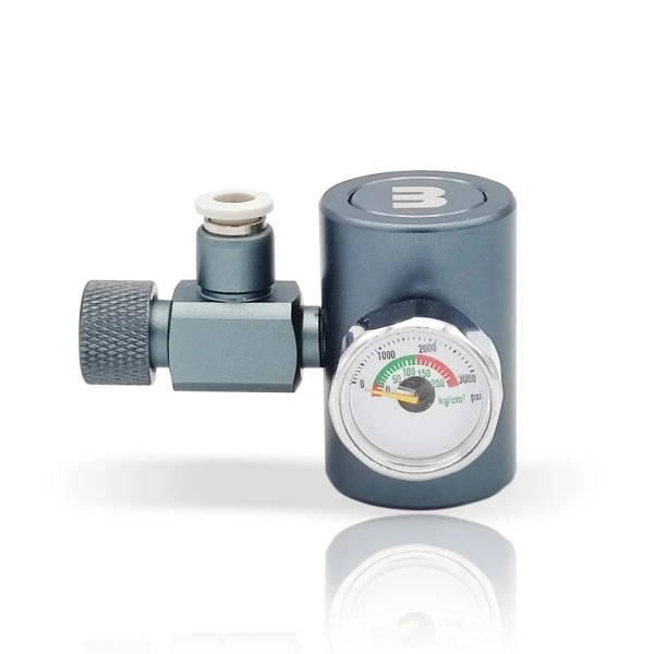 Blau CO2 START Regulator - Co2 Manometer til engangsflasker
